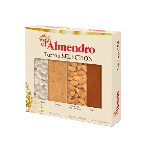 EL ALMENDRO Turrón selección porciones 370 g.