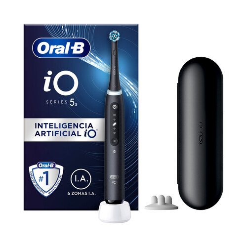 Cepillo de dientes eléctrico ORAL-B iO 5S, tecnología iO, 5 modos, sensor presión.