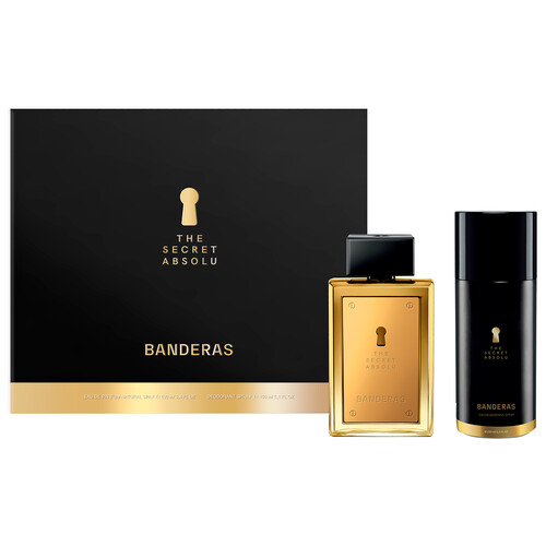 ANTONIO BANDERAS The secret absolu Estuche para hombre con colonia y desodorante.