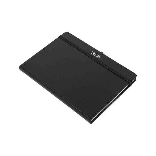 Cuaderno A5 70G 96H Tapa Negra Hojas 1 Raya Papel FSC PRODUCTO ALCAMPO