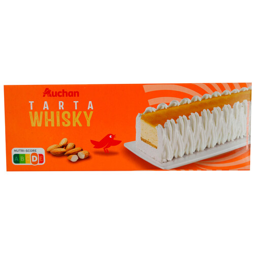 AUCHAN Tarta helada rectangular al whisky 1 l. Producto Alcampo