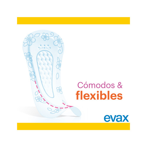 EVAX Salvaslips normales multiforma, para todo tipo de braguitas EVAX 58 uds.