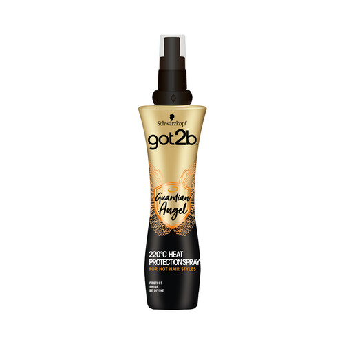 GOT2B Spray protector del calor (hasta 220 ºC) para peinados con plancha o secador GOT2B Guardian angel de Schwarzkopf 200 ml.