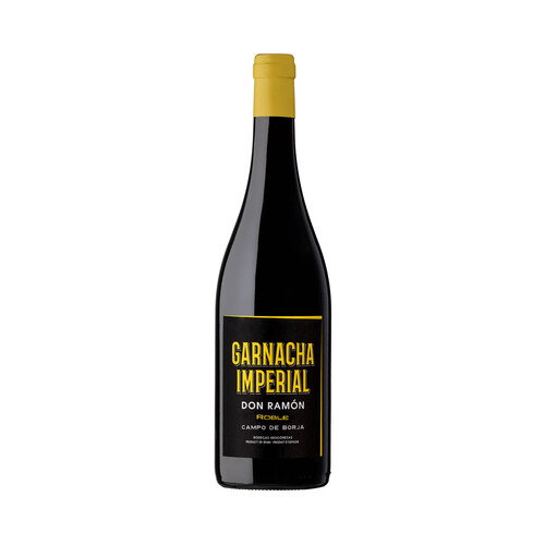 DON RAMÓN Garnacha imperial Vino tinto roble con D.O. Campo de Borja botella 75 cl.