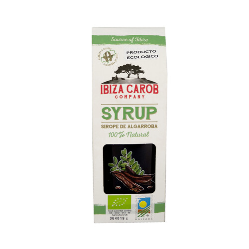 IBIZA CAROB Sirope de algarroba ecológico IBIZA CAROB 320 g.