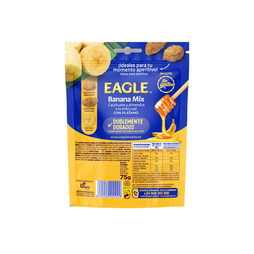 EAGLE Cacahuete banana mix 75 g. 