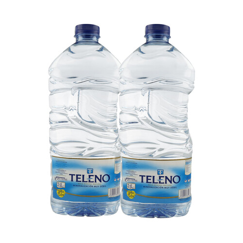 TELENO Agua mineral pack 2 uds. x 2,5 l.