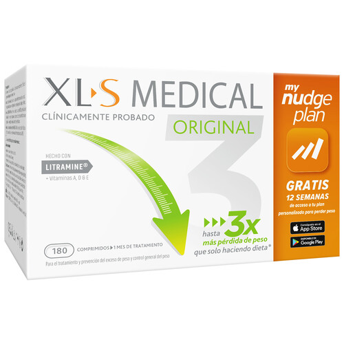 XLS MEDICAL Complemento alimenticio para el tratamiento y control general del exceso de peso 180 uds.