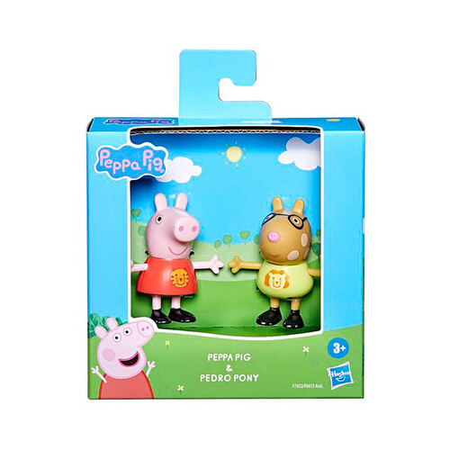 Peppa Pig Los mejores amigos de Peppa figuras surtidas, +3 años, HASBRO.