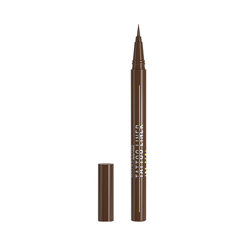 MAYBELLINE Tattoo liner ink tono 882 Pitch brown Delineador (eyeliner) ultra-preciso y de larga duración (24 horas).