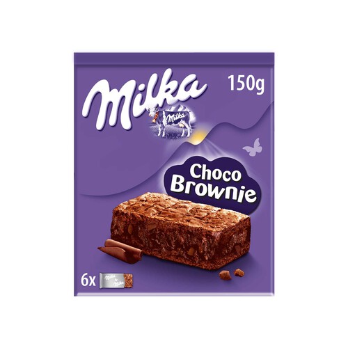 MILKA Brownies de chocolate 6 uds. x 25 g.