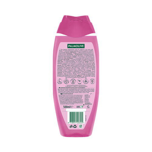 PALMOLIVE Alluring love Gel para baño o ducha con aroma a rosa y peonia 500 ml.