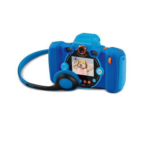 Kidizoom Duo FX azul Cámara de fotos y vídeos infantil 12 en 1 realidad virtual, control parental VTech. Edad recomendada desde 4-13 años