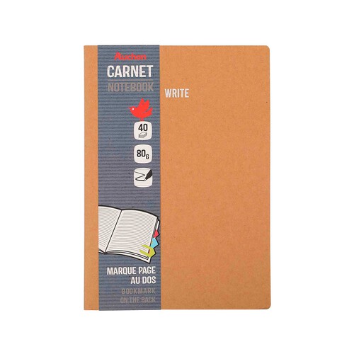 Cuaderno A4 80G 40H Kraft Raya Horizontal Papel FSC PRODUCTO ALCAMPO