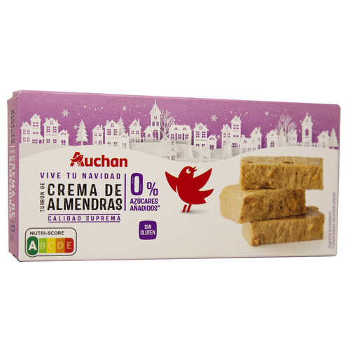 PRODUCTO ALCAMPO Turrón blando sin azúcares añadidos 200 g.