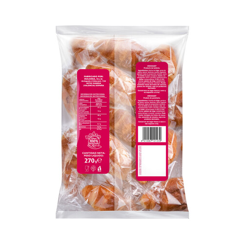 DULCESA Bolsa de croissants clásicos 270 g.