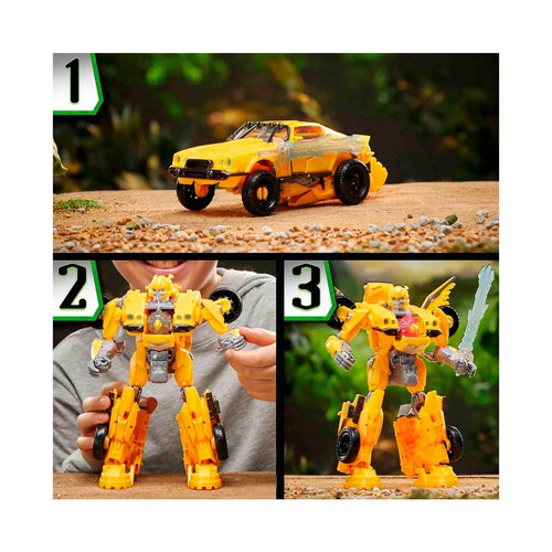 Transformers Película 7 Bumblebee modo bestia, +6 Años.