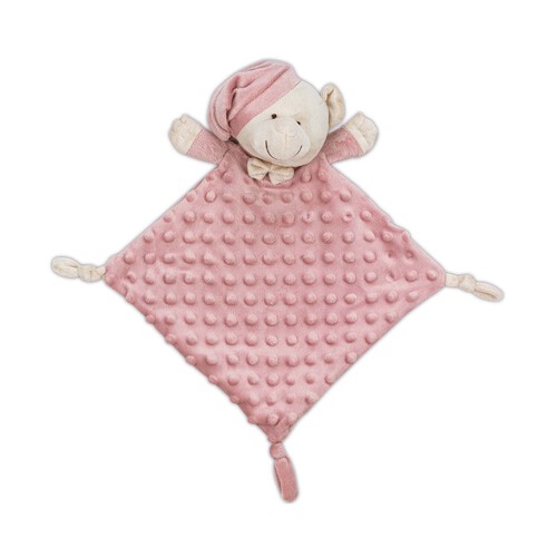 Set de manta burbuja + doudou, color rosa, INTERBABY.