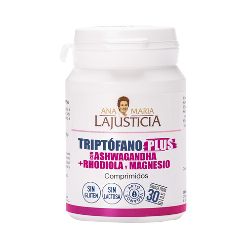 ANA MARIA LAJUSTICIA Complemento nutricional a base de triptófano, ashwagandha, rhodiola y magnesio 60 uds.