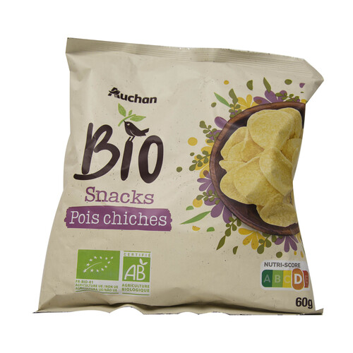 ALCAMPO ECOLÓGICO Snack de garbanzos ecológico ALCAMPO ECOLOGICO 60 g.