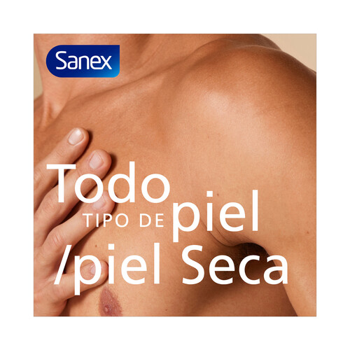 SANEX Cuidado experto+ Gel de ducha o baño, para piel sensible, que ayuda calmarla 600 ml.