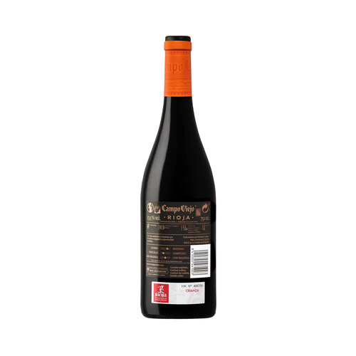 CAMPO VIEJO Vendimia seleccionada Vino tinto crianza con D. O. Ca. Rioja botella 75 cl.