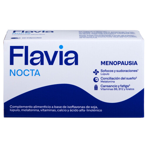 FLAVIA Nocta Complemento alimenticio a base de isoflavonas de soja 30 uds.