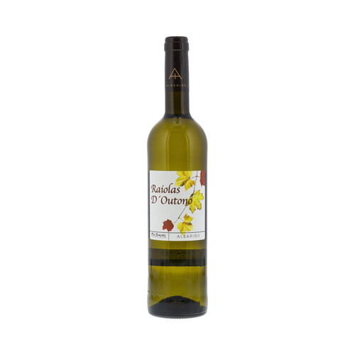 RAIOLAS D'OUTONO Vino blanco albariño con D.O. Rías Baixas botella 75 cl.