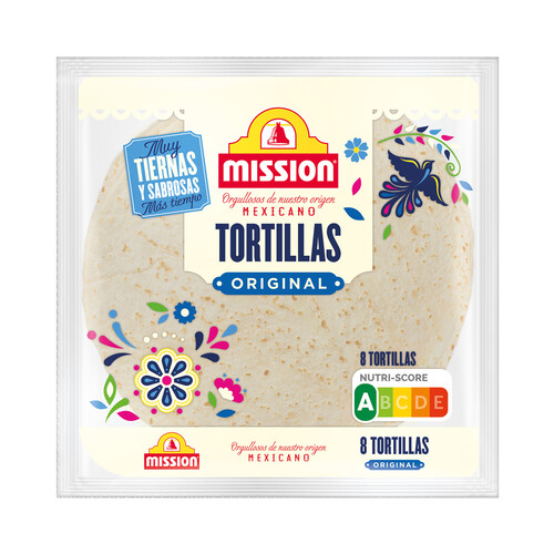 MISSION Tortilla de trigo original mexicana MISSION 320 g.