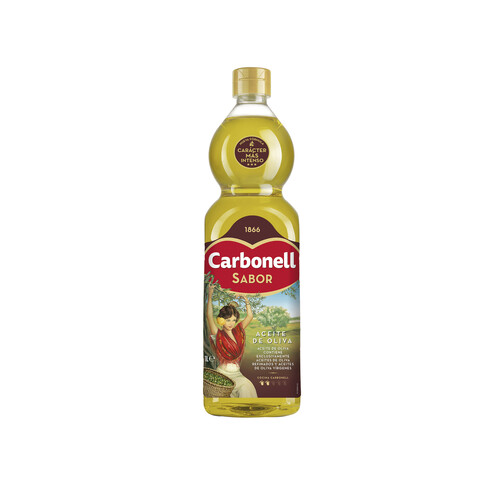 CARBONEL SABOR  Aceite de oliva intenso botella 1 l.