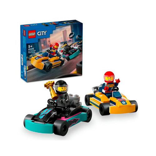 LEGO City go karts y pilotos de carreras, +5 años.