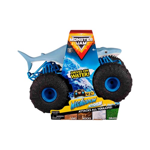 MONSTER Jam megalodon storm rc + 4 años.