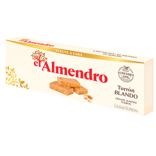 EL ALMENDRO Porciones turrón duro 400 g.