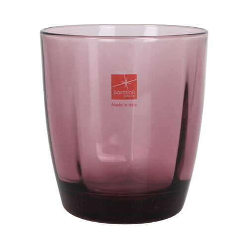 Vaso de vidrio color morado 30,5cl, Ocean Rock Purple BORMIOLI ROCCO.