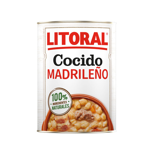 LITORAL Cocido Madrileño LITORAL lata de 440 g.