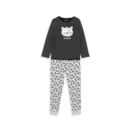 Pijama de algodón niña INEXTENSO, talla 4.