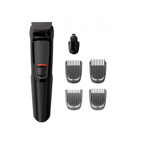 Multibarbero 6 en 1 PHILIPS MG3710/15, cuchillas autoafilables 4 peines-guía, autonomía 60min.