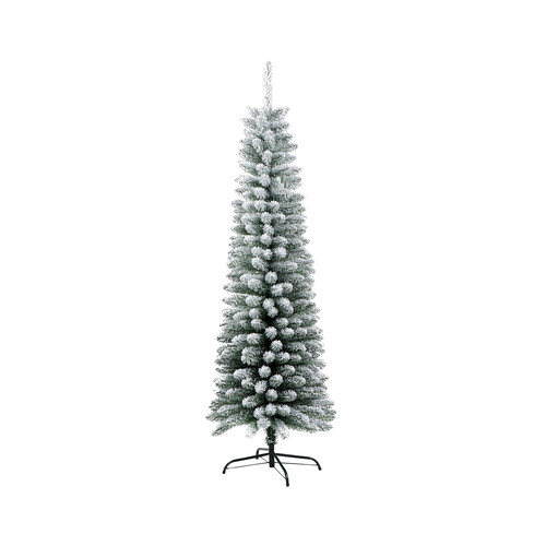 Árbol artificial nevado Slim 180cm, 339 ramas ACTUEL.