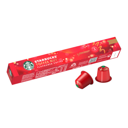 STARBUCKS Café en cápsulas Toffee nut I8, 10 uds 