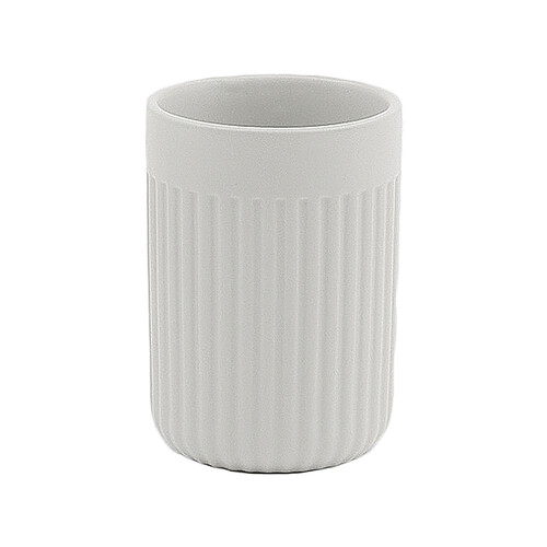 Vaso para cepillo de cerámica, ACTUEL.