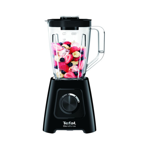 Batidora de vaso plástico TEFAL BL4208, 600W, 2 velocidades + Pulse, jarra de 12L.