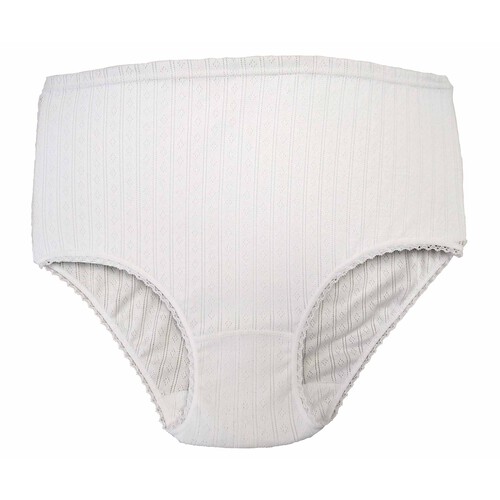 Braga super calada IN EXTENSO, color blanco, talla M.