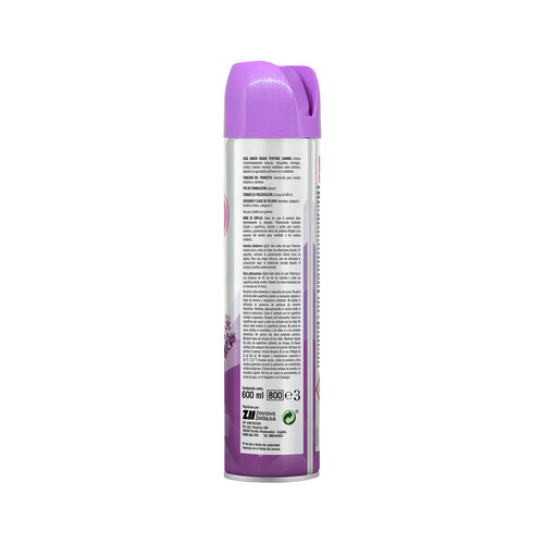 CASA JARDÍN Insecticida aerosol con olor a lavanda para todo tipo de insectos CASA JARDÍN 600 ml.