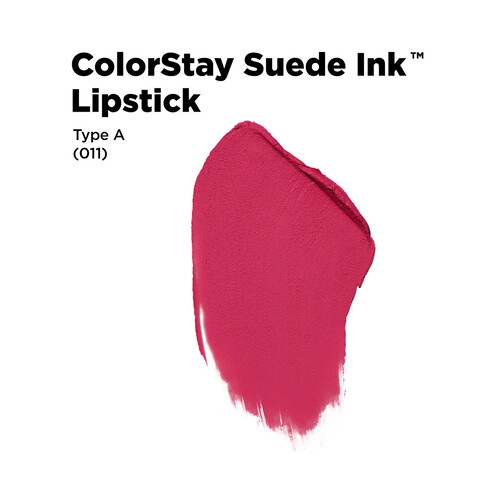 REVLON Colorstay suede ink Tono 011 type A Barra de labios de larga duración con acabado mate.