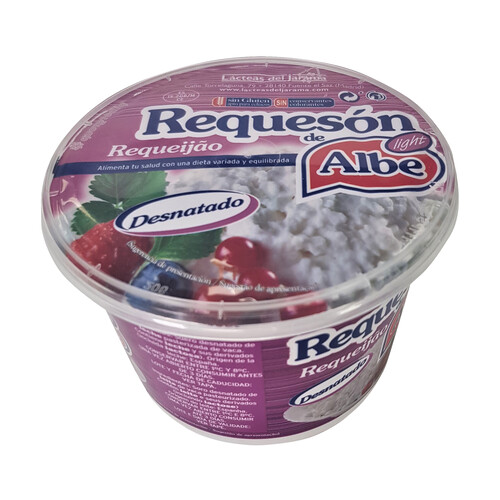 ALBE Requesón desnatado ALBE 500 g,