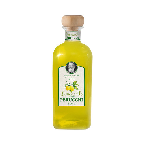 PERUCCHI Limoncello elaborado con ingredientes naturales, sin consevantes ni colorantes PERUCCHI botella de 1 l.