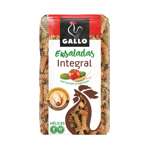 GALLO Pasta hélices integral Ensaladas GALLO 400 g.