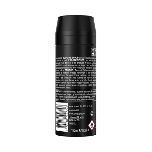 AXE Marine Desodorante en spray para hombre, con protección antitranspirante hasta 48 horas 150 ml.