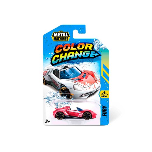 Coche Color Change Metal Machines Pack 1 Vehiculo +4 años