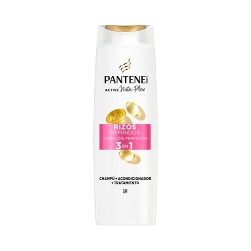 PANTENE Champú 3 en 1 rizos nutri-plex 500 ml.